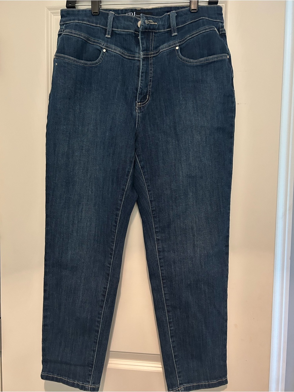 French Dressing High-Rise Blue Crop Straight Women’s Jeans